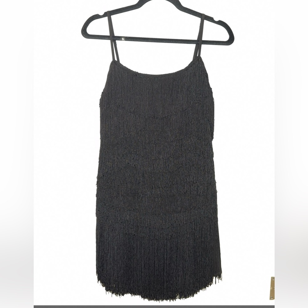 NBD Black Flapper Dress